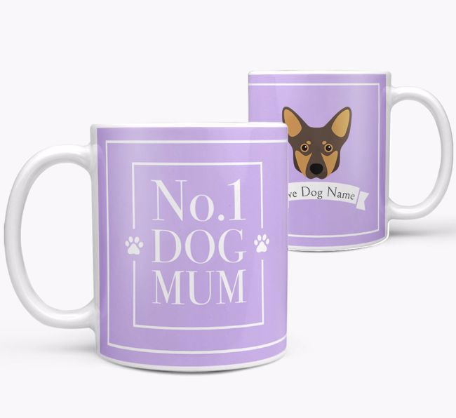 Personalised 'No.1 Mum' Mug from your {breedFullName}